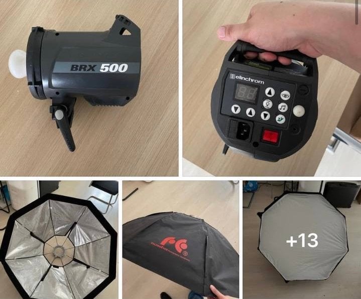 Complete Elinchrom Studioflitsset met Accessoires, Ophalen, Gebruikt, Elinchrom, Draadloos