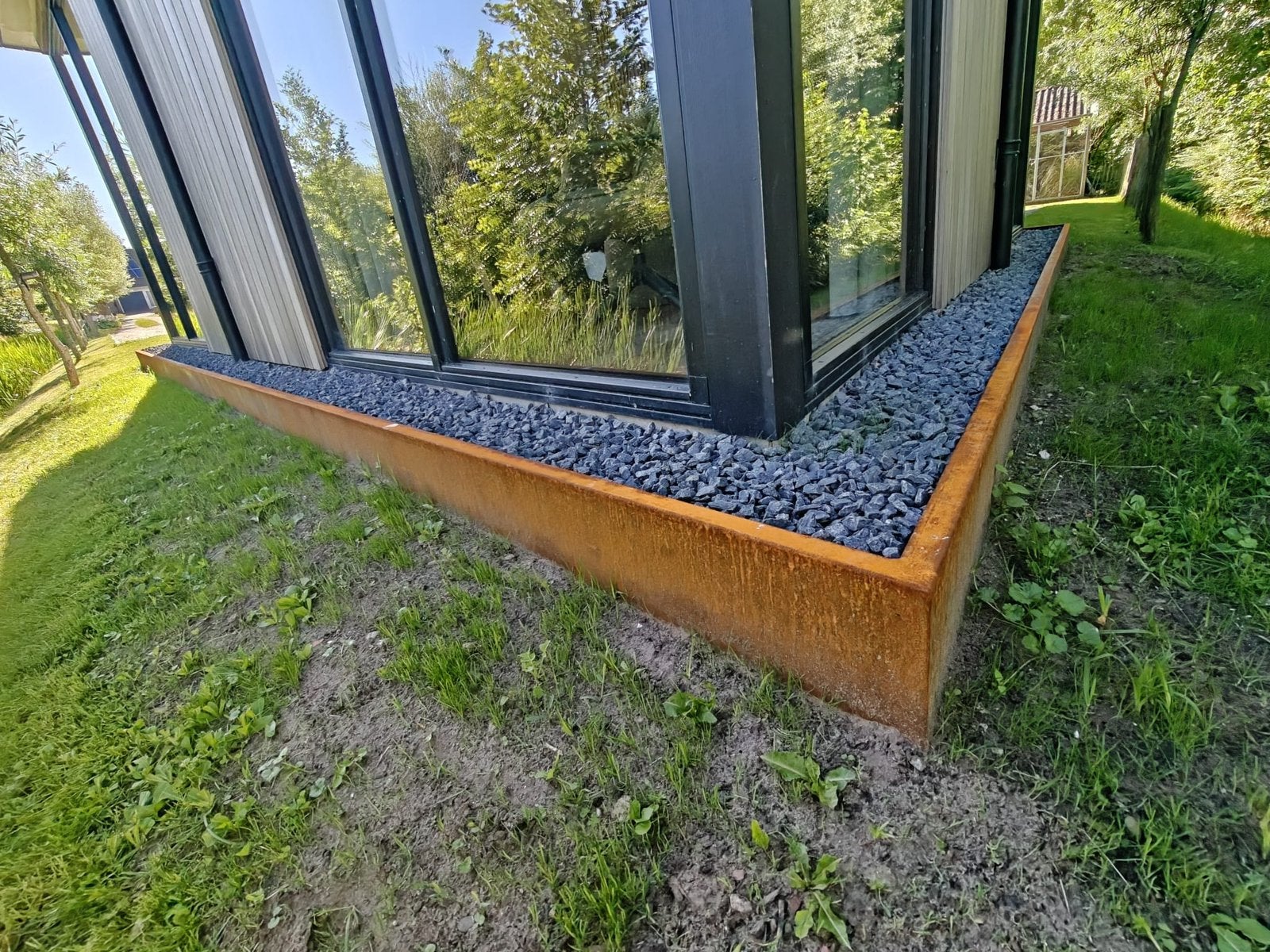 Cortenstalen Bloembakken/Borders/panelen. Maatwerk, Tuin en Terras, Rond, Nieuw, Ophalen of Verzenden, Metaal