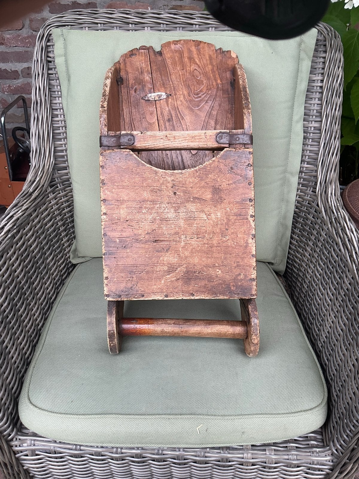 Antieke houten graanschep / voerschep, Ophalen of Verzenden
