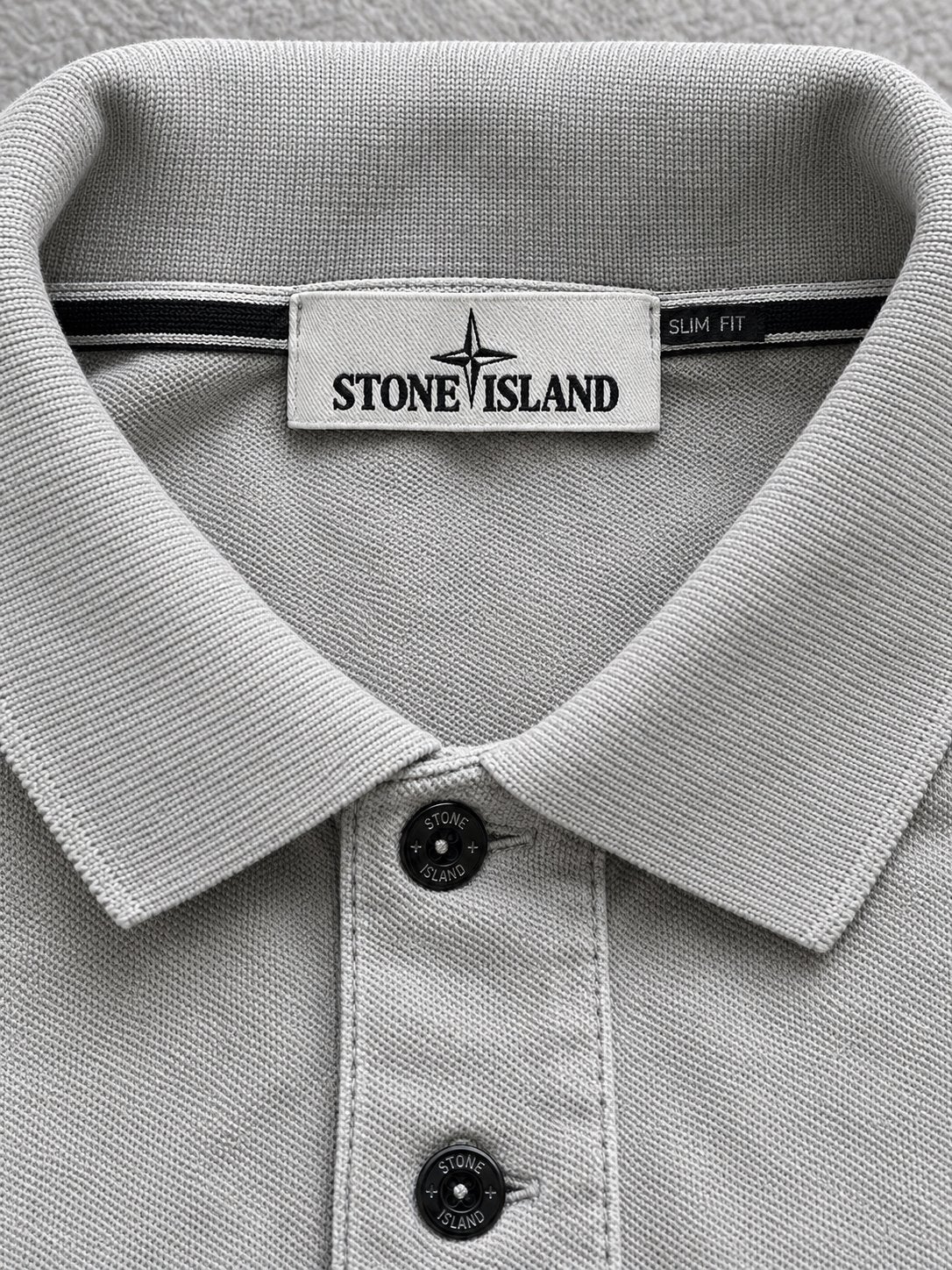 Stone Island Polo Grijs - Slim Fit - Maat M, Kleding | Heren, Verzenden, Zo goed als nieuw, Maat 48/50 (M), Grijs