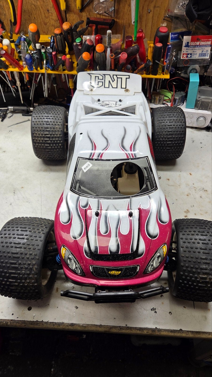 Te koop mooie carson cnt, Gebruikt, Auto offroad, Ophalen of Verzenden, Schaal 1:8