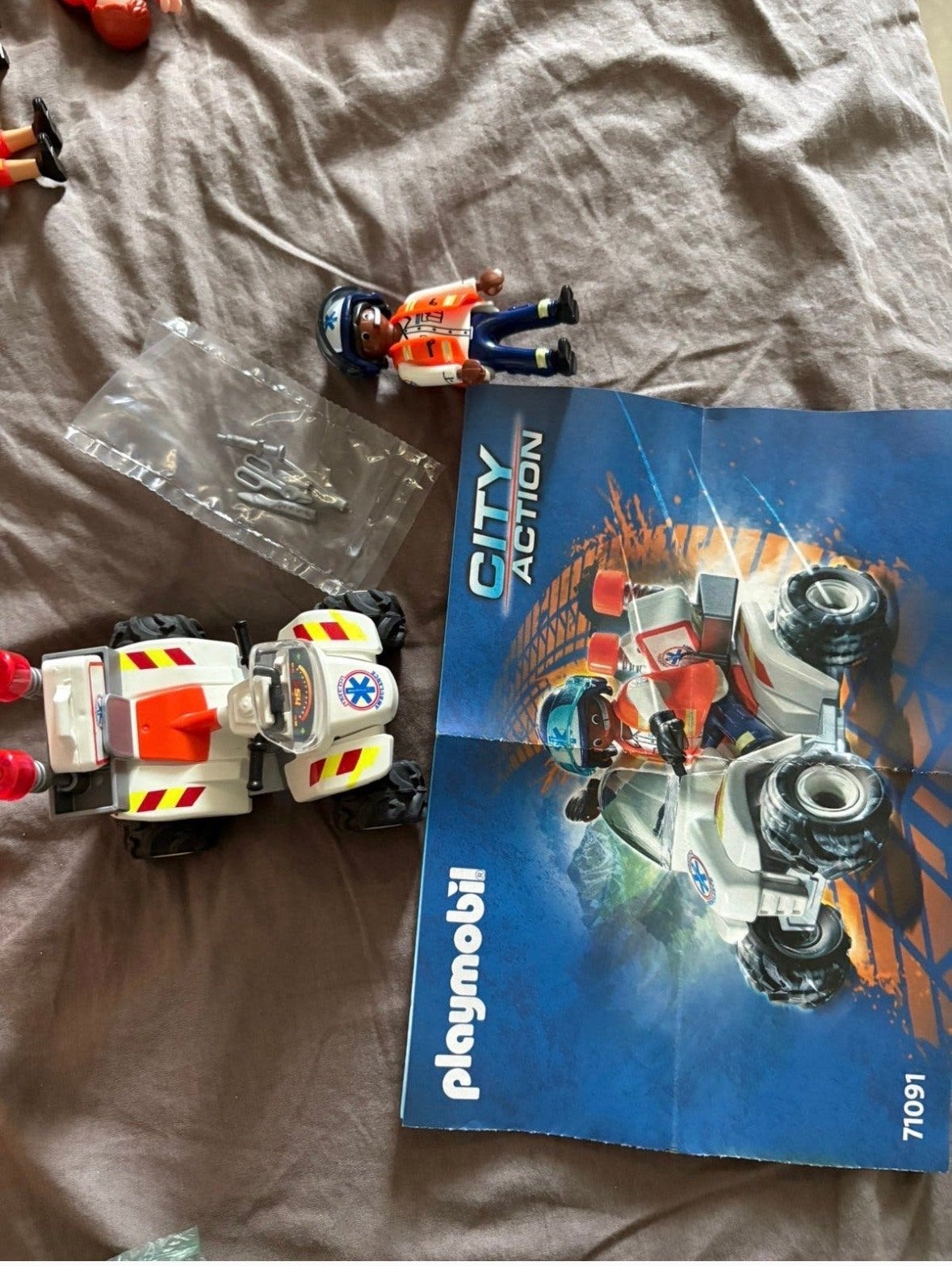 Playmobil City Action reddingsvoertuig (71091), Ophalen, Complete set, Voertuig, Zo goed als nieuw