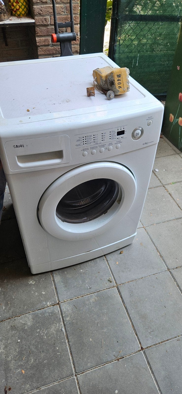 Samsung wasmchine DEFECT, 6 tot 8 kg, Ophalen of Verzenden, 1200 tot 1600 toeren, 85 tot 90 cm