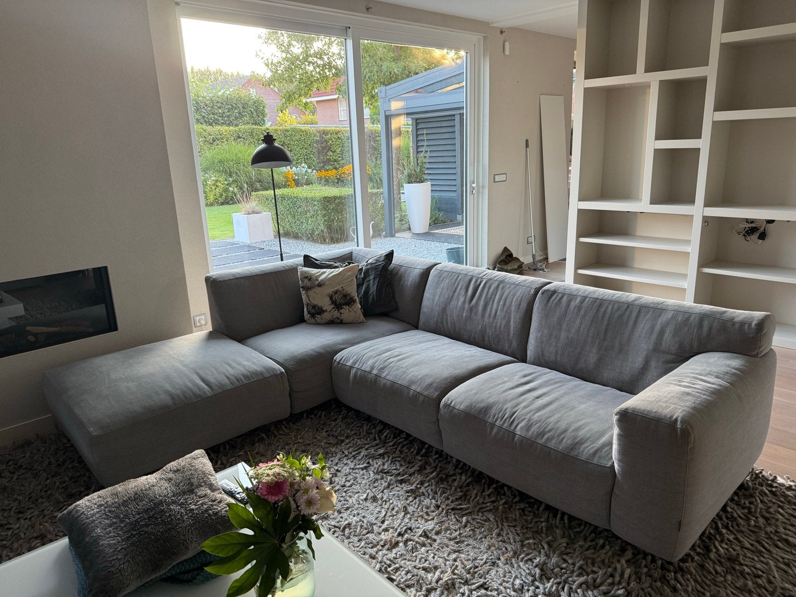 2 Hoekbanken in elementen - Maat 280x220x90, Huis en Inrichting, Ophalen, 250 tot 300 cm, Gebruikt, Hoekbank