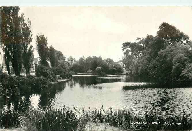 301-136-025 Anna Paulowna Spoorvijver, Verzamelen, Ansichtkaarten | Nederland, Verzenden, Voor 1920, Noord-Holland