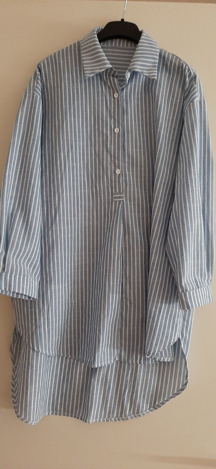 Dames overhemd shein xl/44, Blauw, Maat 46/48 (XL) of groter, Ophalen of Verzenden, Zo goed als nieuw