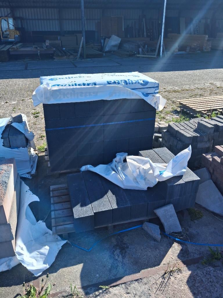 Lineablokken 15x15x60 cm., Tuin en Terras, Bielzen en Borders, Ophalen, Blok, Nieuw, Beton