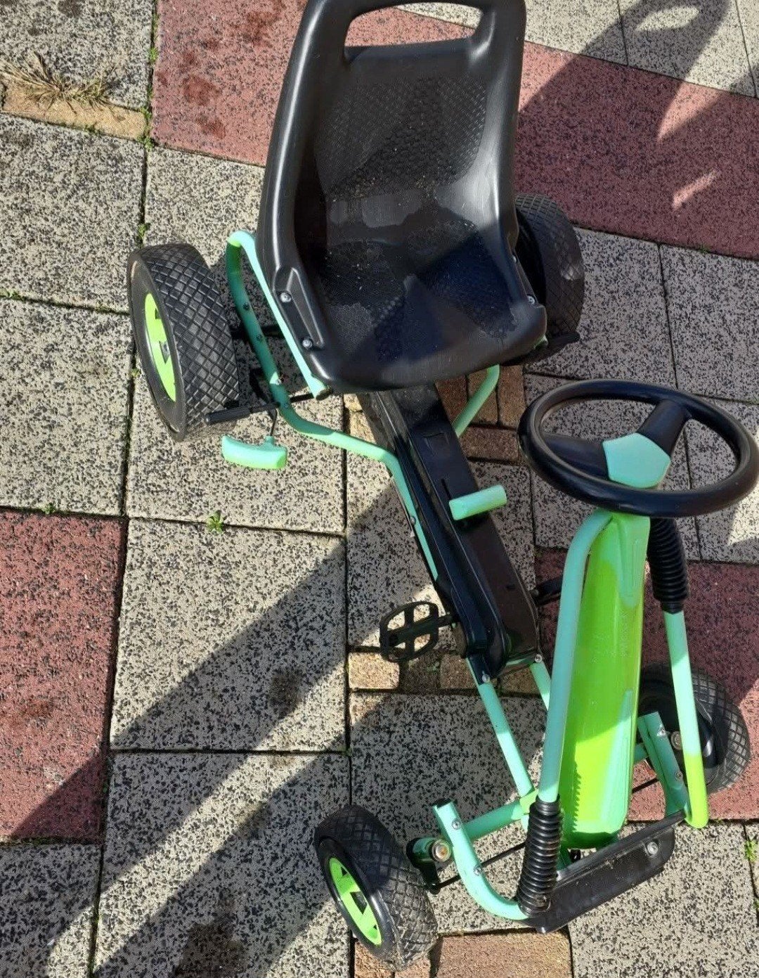 Vida XL Skelter - Groen, verstelbaar, met rem en achteruit, Ophalen of Verzenden, Zo goed als nieuw, Overige merken