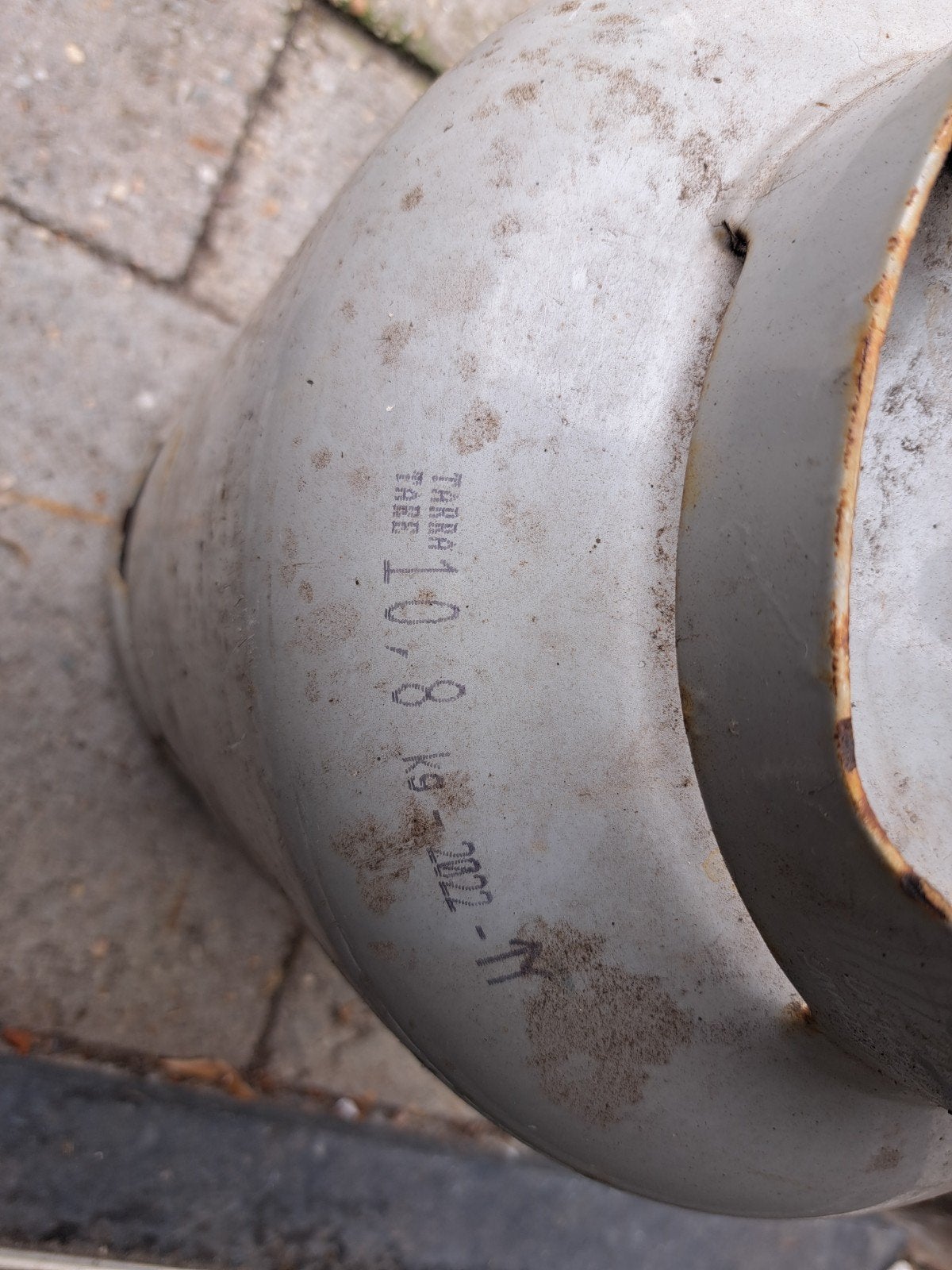 Gasflessen leeg 2 stuks, Ophalen of Verzenden, Gebruikt