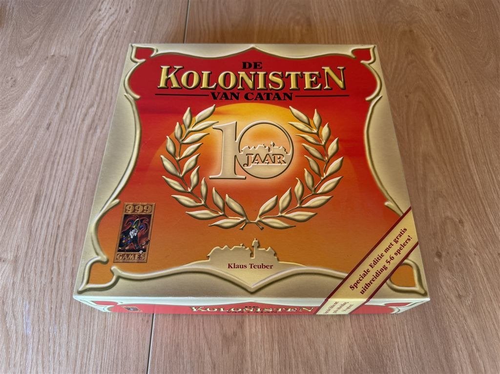 Kolonisten van catan 10 jaar editie - S7232, Ophalen of Verzenden, Zo goed als nieuw