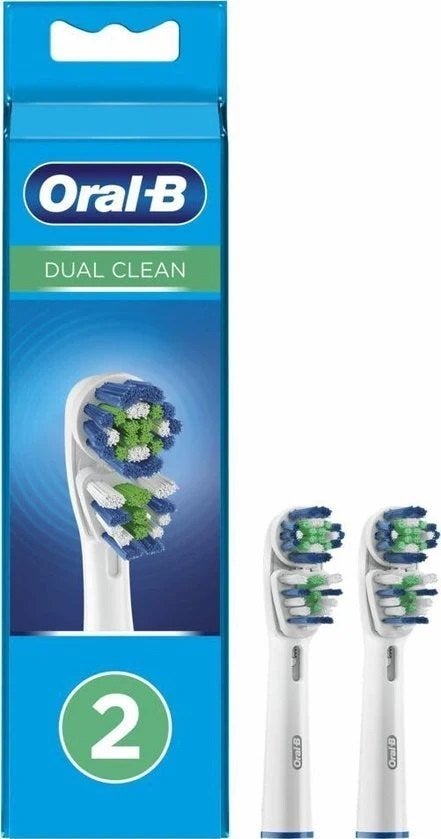 Oral-B Dual Clean - Opzetborstels - 2 stuks, Ophalen, Nieuw, Opzetborstel