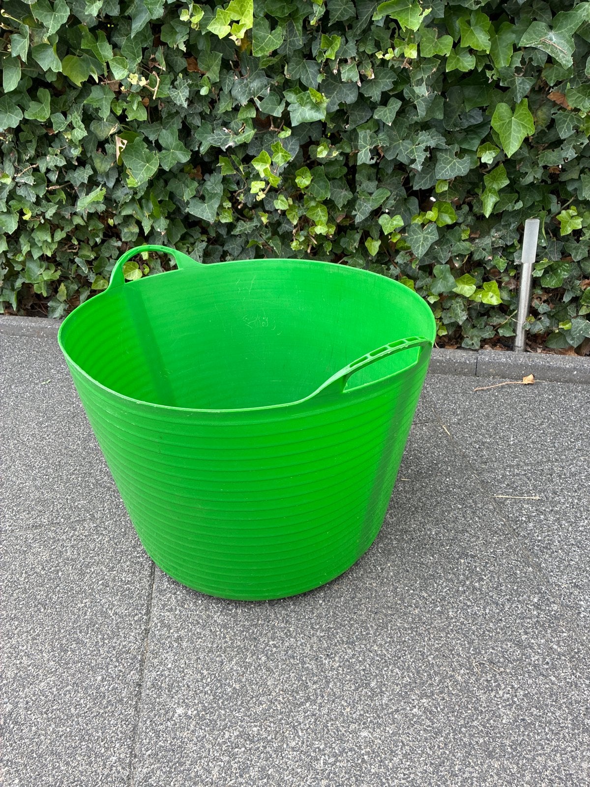 Flexibele tuinbladeren Kuip of Handige opbergton, Huis en Inrichting, Ophalen, Gebruikt, Kunststof, Met handgreep