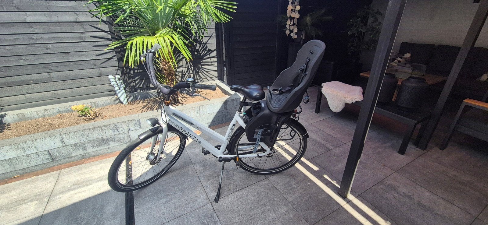 Sparta fiets met kinderzitje, Ophalen, Sparta, Gebruikt, Versnellingen