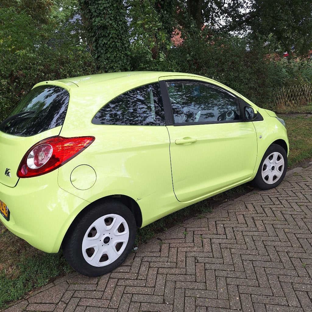 Ford Ka 1.2 51KW 2010 Groen, Auto's, Voorwielaandrijving, 1242 cc, 4 cilinders, 4 stoelen