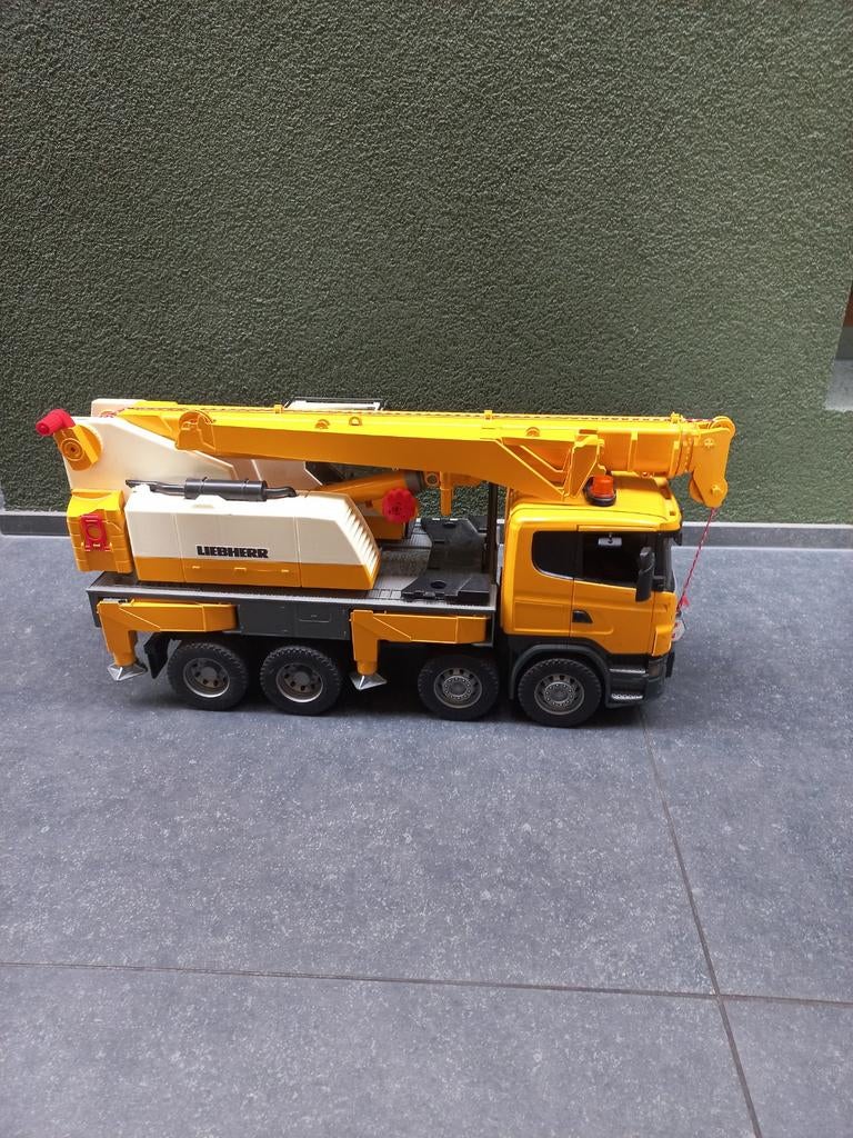 Bruder liebherr scania, Ophalen of Verzenden