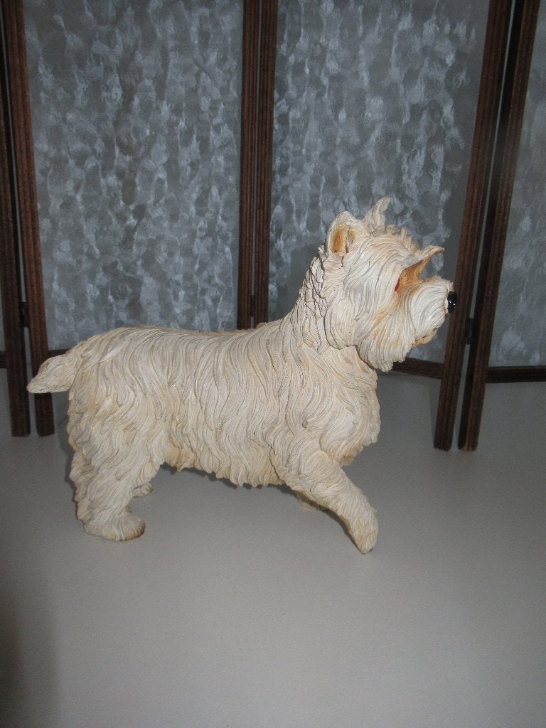 BEELD WEST HIGHLAND WHITE TERRIER VERZENDEN MOGELIJK, Ophalen, Zo goed als nieuw, Dier