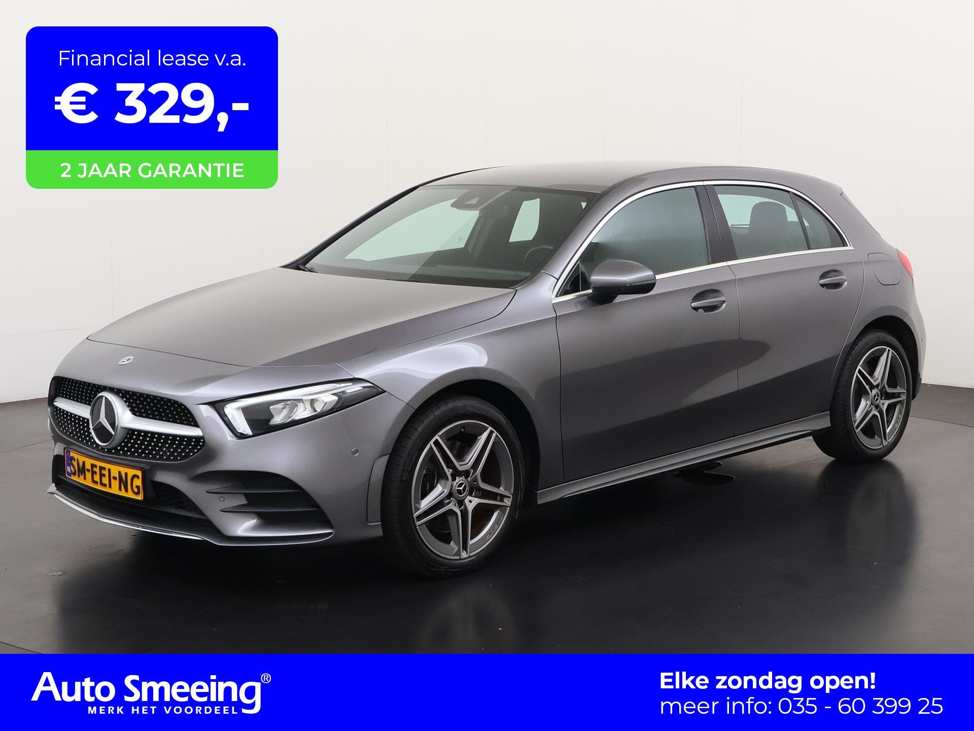 Mercedes-Benz A-klasse 250e AMG Line | Camera | Widescreen |, Auto's, Gebruikt, 4 cilinders, Leder en Stof, Bedrijf
