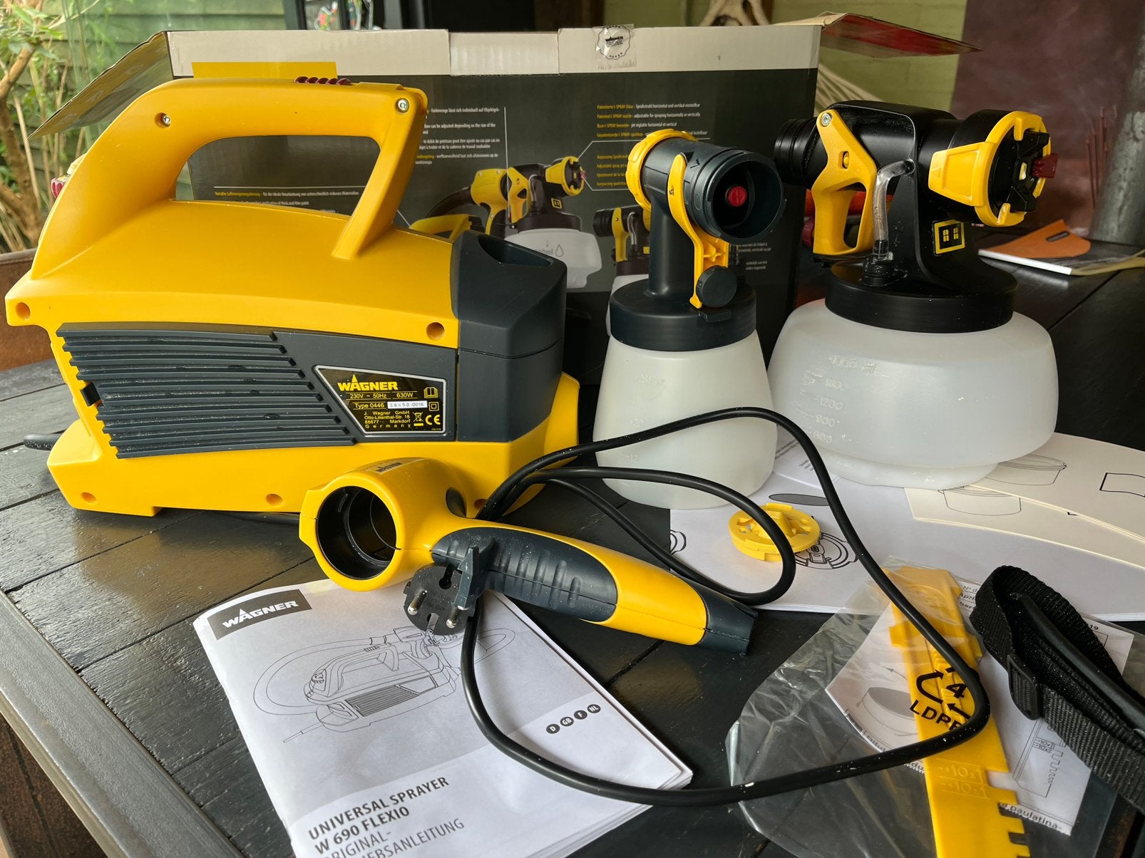 Wagner verfspuitsysteem W690 Flexio, Ophalen, Zo goed als nieuw, Verfspuit of Verfpomp