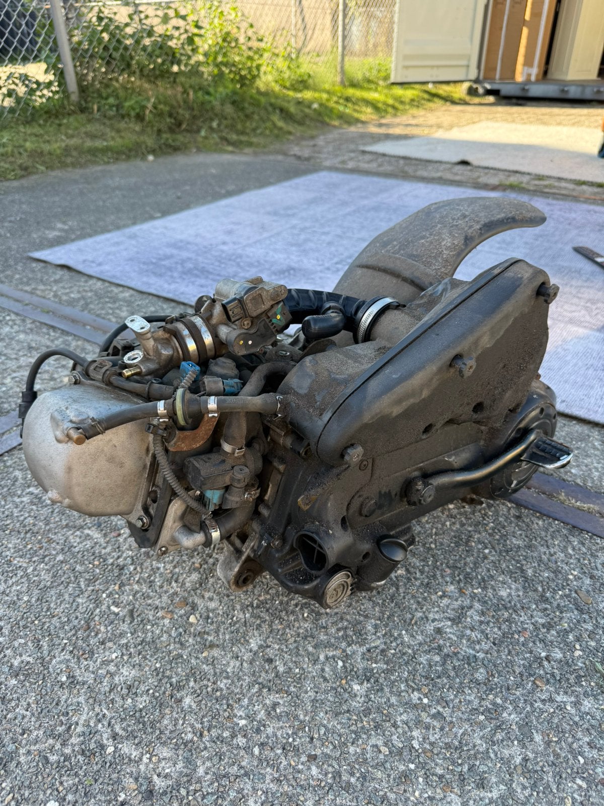 80cc e5 vespa motorblok ( vastgelopen ), Ophalen of Verzenden