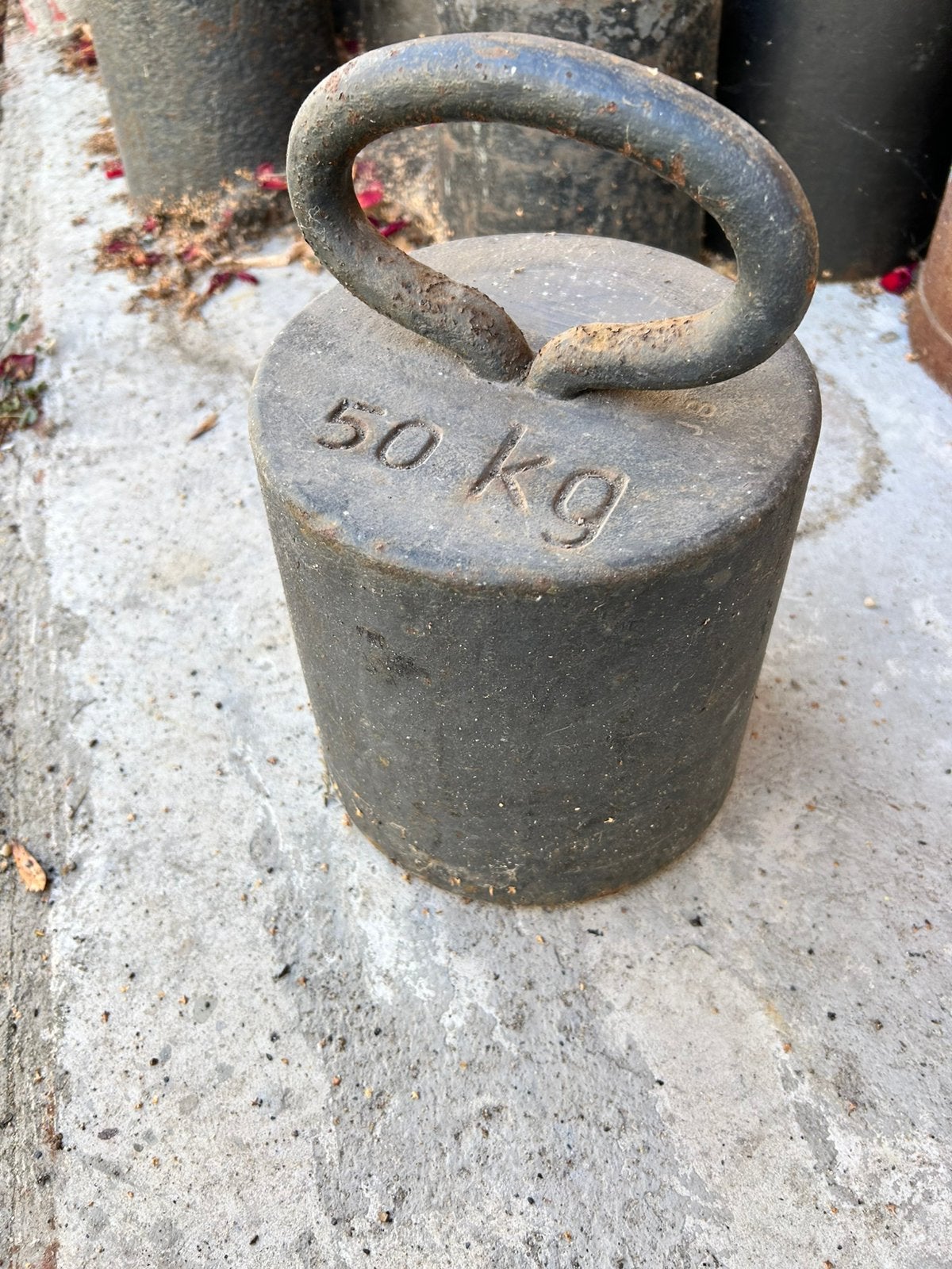 50 kg Nederlands gewicht, Ophalen
