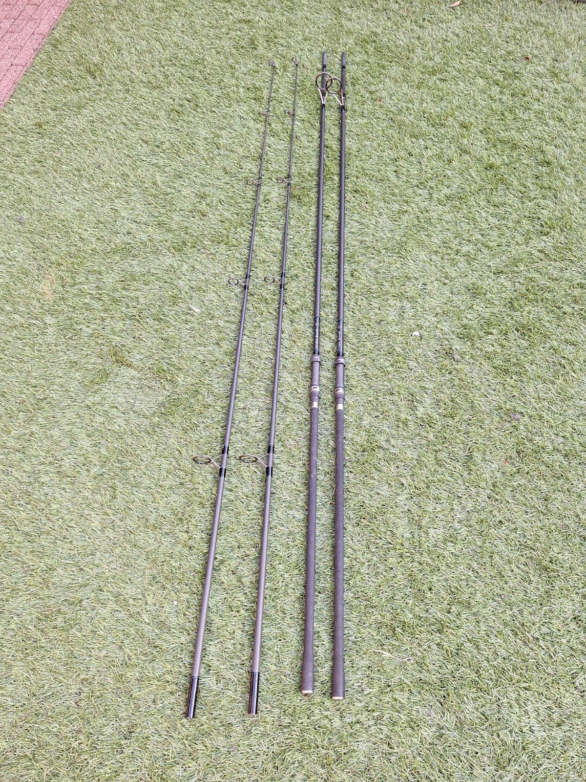2x Shimano TX4  12ft  3.00lb hengels, Ophalen, Gebruikt, Werphengel