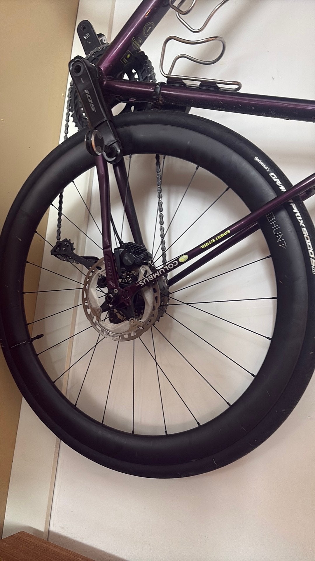 Hunt 50mm carbon wielset racefiets, Ophalen, Zo goed als nieuw, Racefiets, Carbon