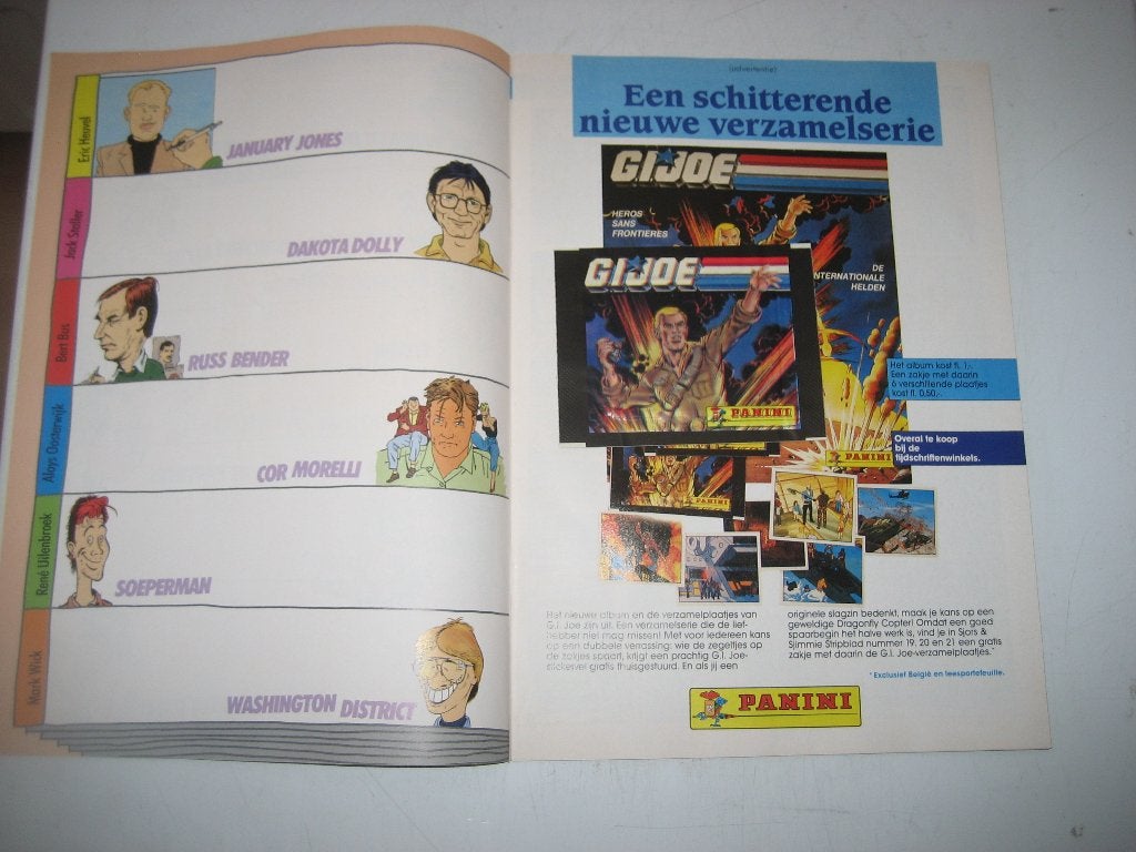 GI joe dicht zakje plaatjes, Ophalen of Verzenden, Zo goed als nieuw, Meerdere plaatjes