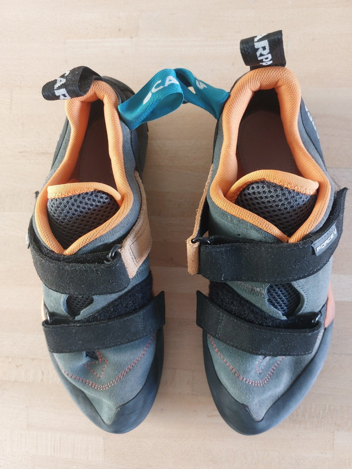 Scarpa Force V Klimschoenen Maat 45, Sport en Fitness, Klimsport, Ophalen of Verzenden, Zo goed als nieuw, Klimsportschoenen