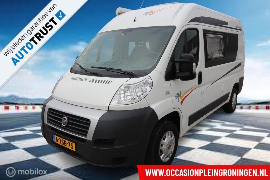Fiat Ducato Camper 30 2.2 JTD M H2 De Haan 540, Caravans en Kamperen, Campers, Bedrijf, tot en met 2, Buscamper of Camperbus, Fiat