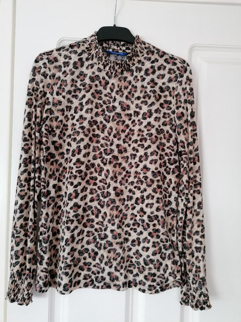 Leuk tijgerprint Shirt, Ophalen of Verzenden, Nieuw, Maat 38/40 (M), Bruin