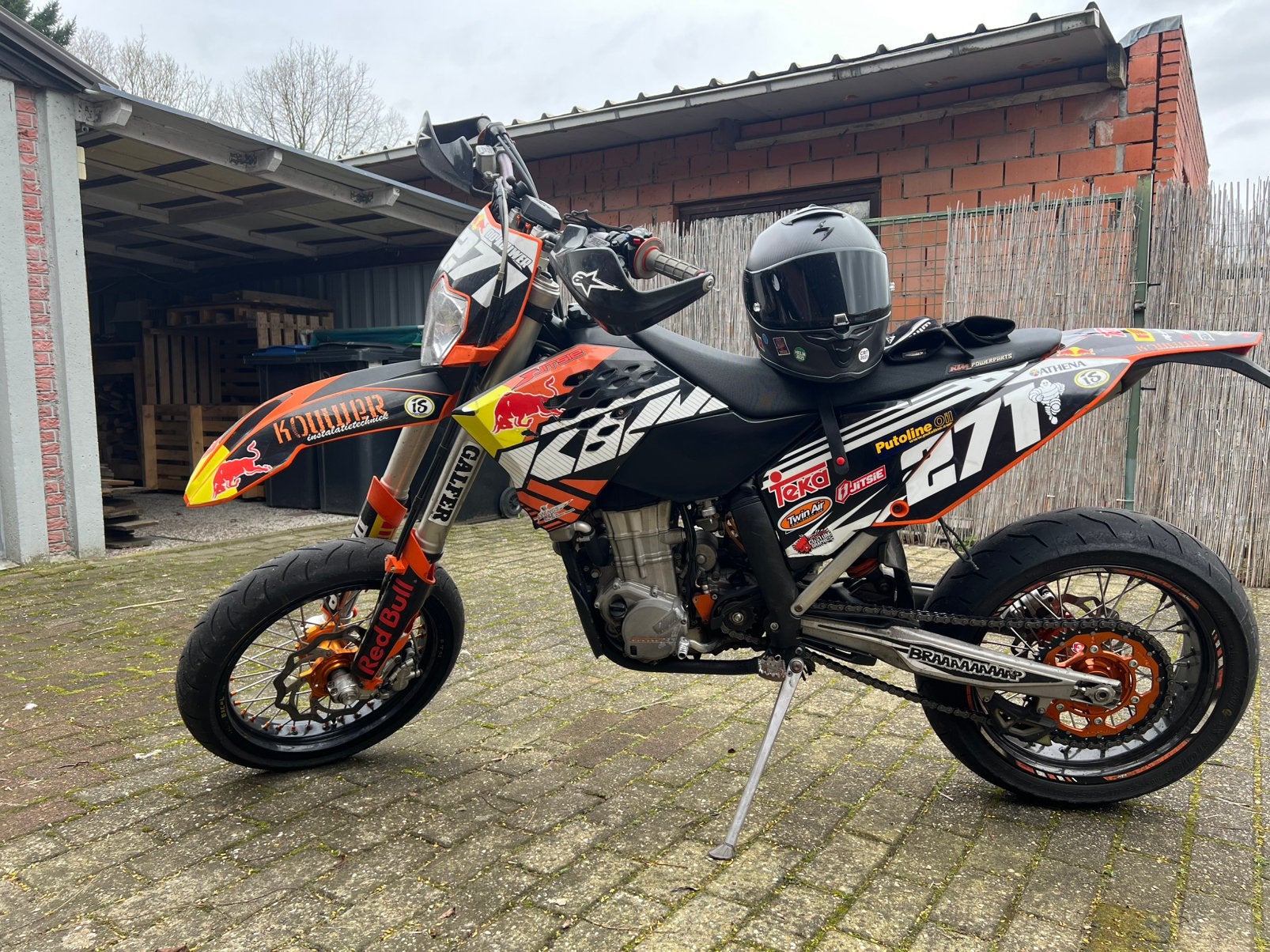 KTM EXC 530, Ophalen, Gebruikt