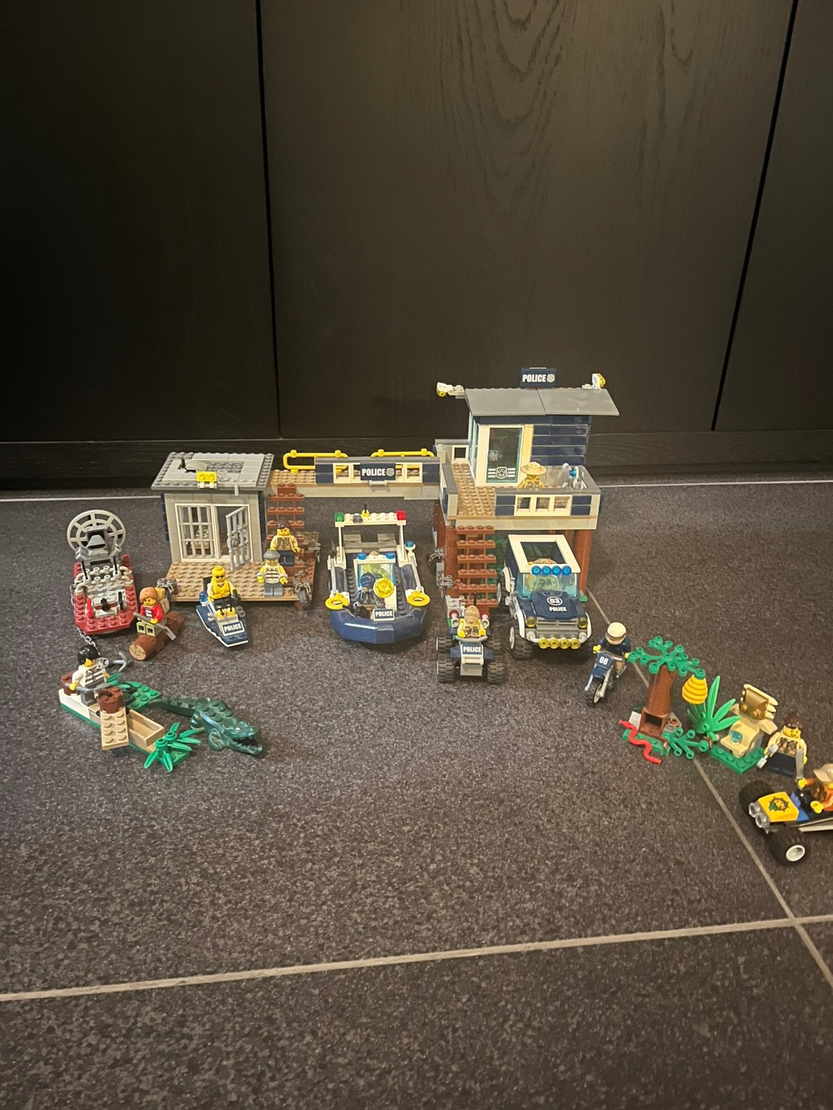 Lego city moeraspolitielijn, Ophalen, City, Lego, Zo goed als nieuw