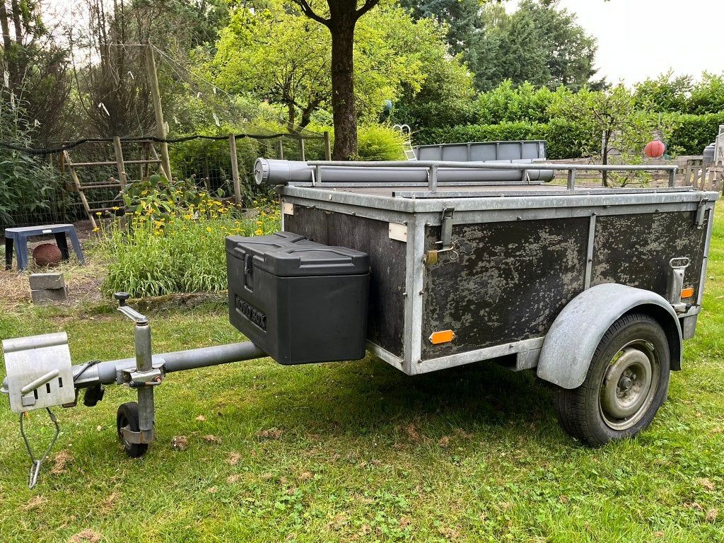 Nette gesloten aanhanger, 750kg, 900L, Auto diversen, Aanhangers en Bagagewagens, Ophalen, Gebruikt