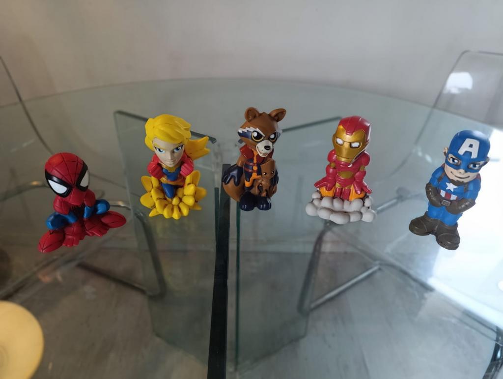 Complete set Marvel figuren -, Verzamelen, Ophalen of Verzenden, Zo goed als nieuw