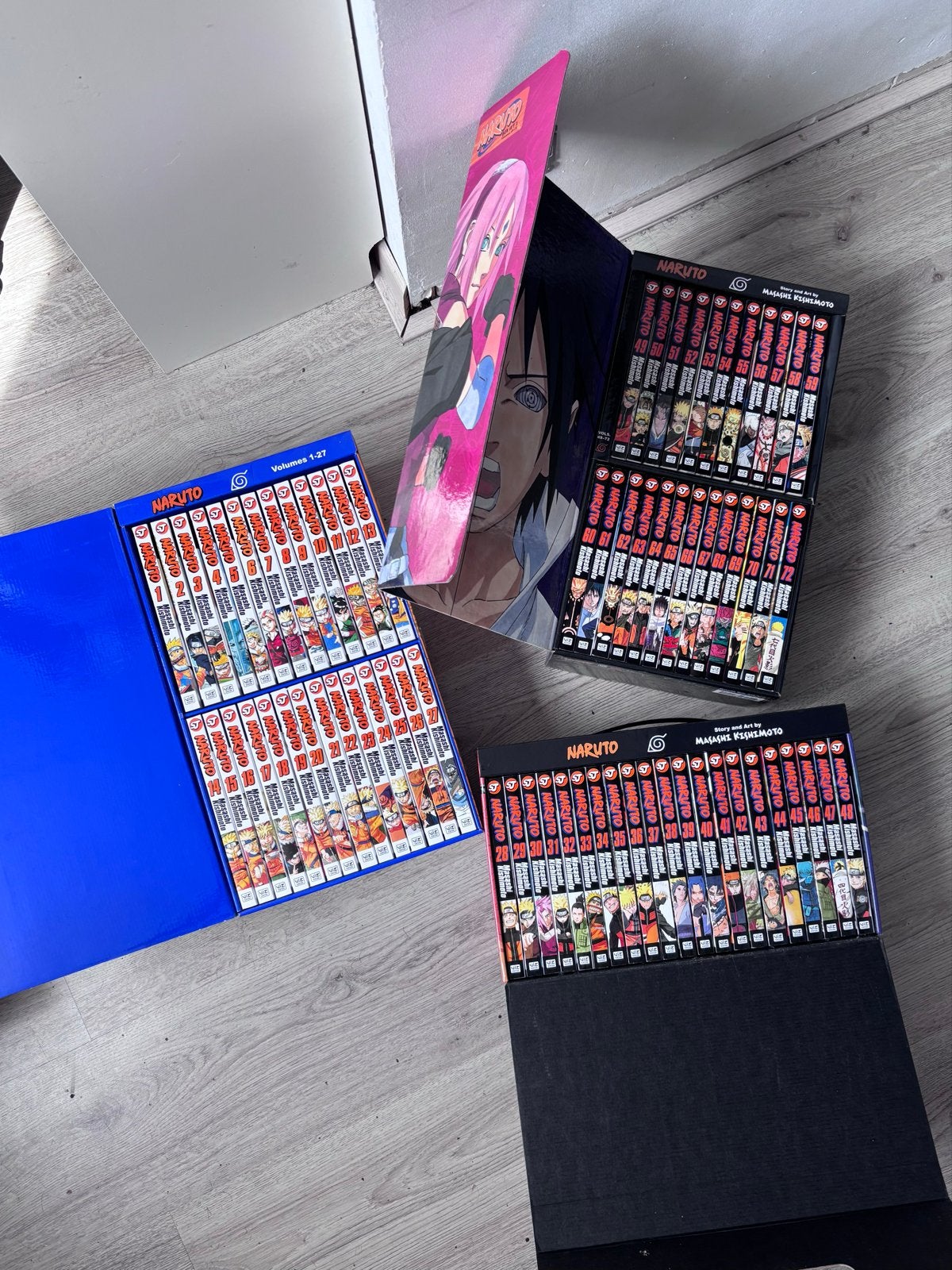 Naruto Manga Box Sets 1-3 (Vol. 1-72) - Complete Serie, Boeken, Stripboeken, Zo goed als nieuw, Complete serie of reeks, Ophalen