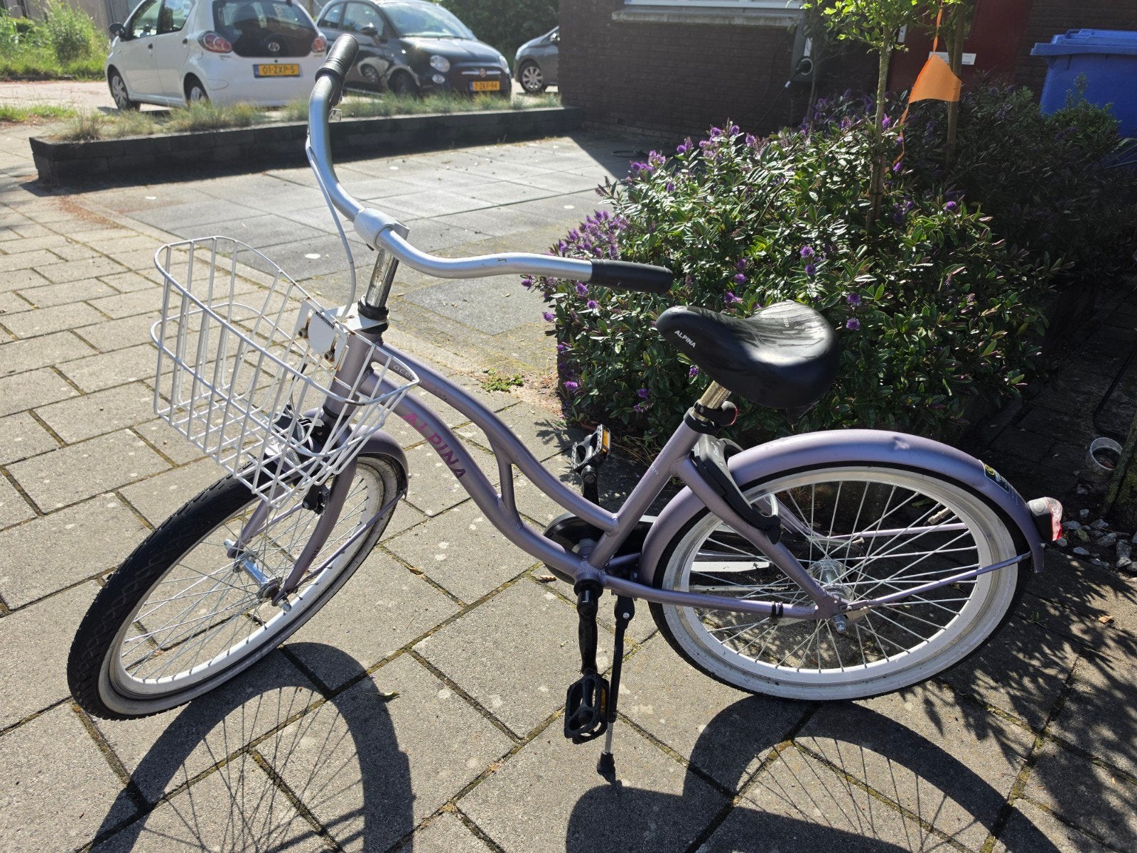 Alpina Ocean Meisjesfiets - 24 inch - Paars, Fietsen en Brommers, Fietsen | Meisjes, Ophalen of Verzenden, Zo goed als nieuw, 24 inch