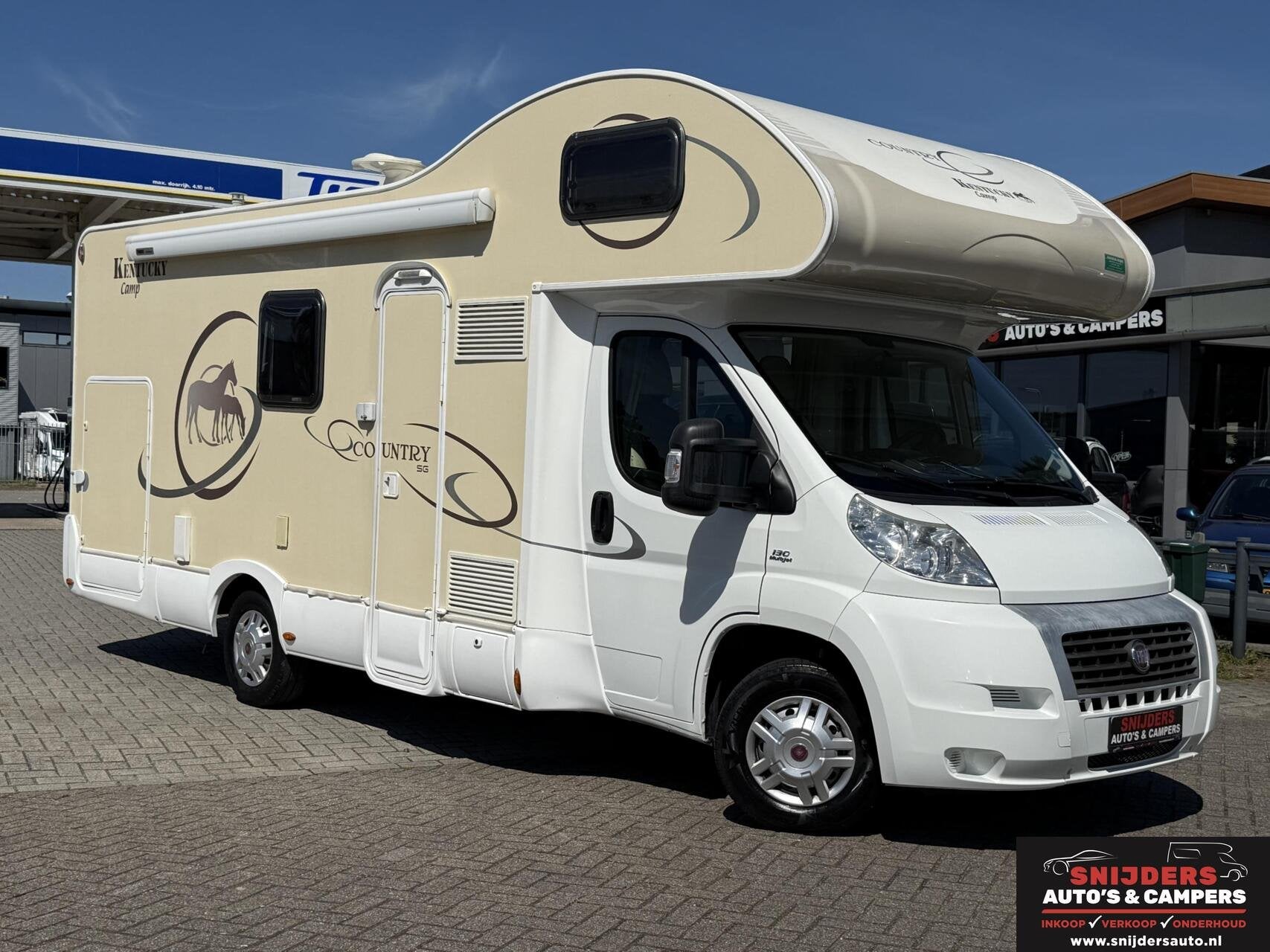 Rimor Kentucky camp Country SG 2012 6 pers alkoof, Alkoof, Dakluik, 7 tot 8 meter, Bedrijf