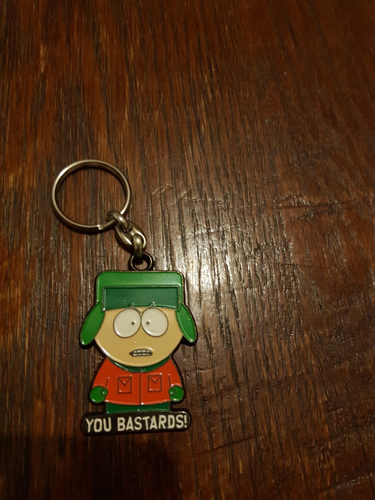 South Park Kyle Broflovski sleutelhanger - "YOU BASTARDS!", Ophalen of Verzenden, Gebruikt, Knuffel of Figuurtje