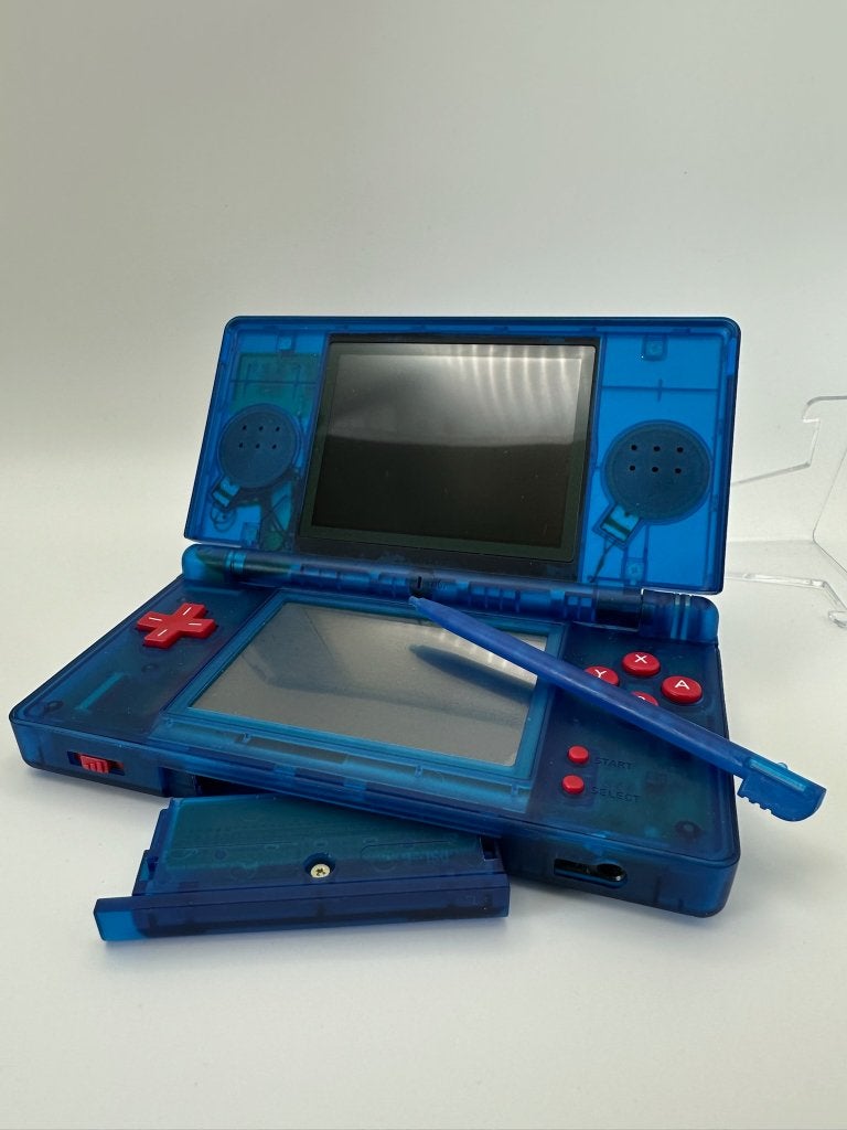 Nintendo DS Lite (Refurbished & USB-C ondersteuning), Spelcomputers en Games, Verzenden, Refurbished, Blauw, DS Lite