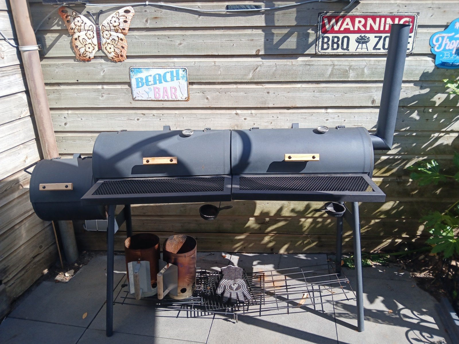 Grote BBQ Smoker - Perfect voor Pulled Pork en Ribs, Ophalen, Gebruikt, Onbekend