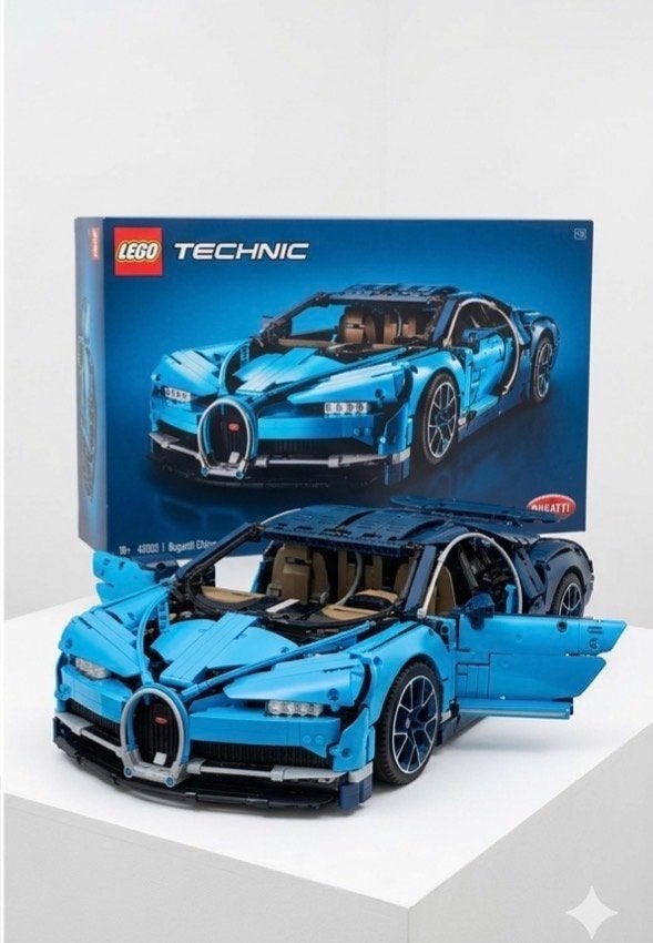 LEGO Technic Bugatti Chiron 42083 - Zo goed als nieuw, Auto, Groter dan 1:32, Zo goed als nieuw, Ophalen