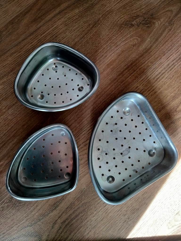 ZGAN RVS gootsteenbakjes, Ophalen of Verzenden, Zo goed als nieuw, Rvs
