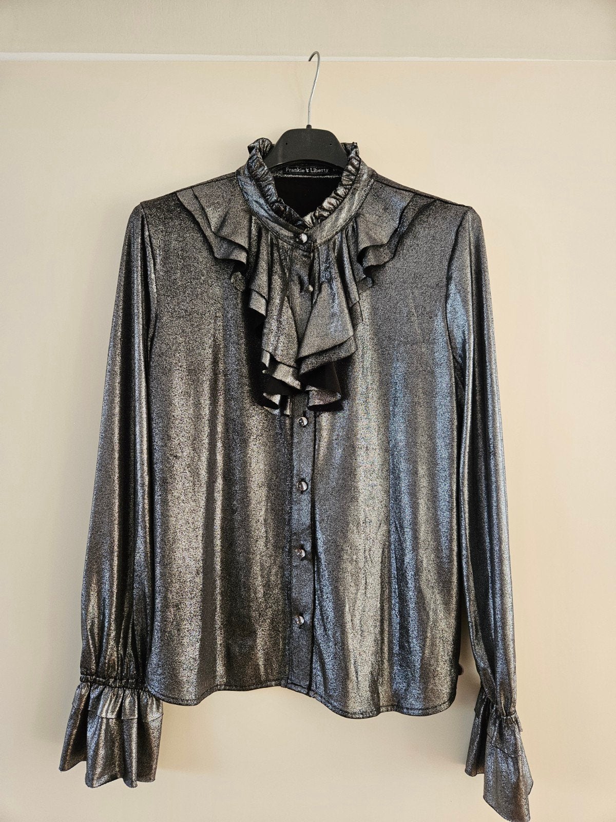 zgan superleuk blouse Frankie&Liberty mt 16/ 176, Ophalen of Verzenden, Zo goed als nieuw, Meisje, Overhemd of Blouse