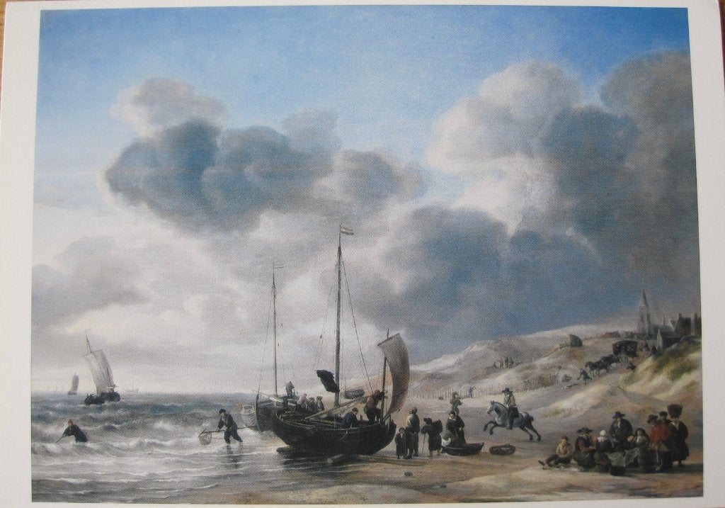 Jacob Esselens - strand van Scheveningen - nieuw, Verzenden, 1980 tot heden, Ongelopen, Overige thema's