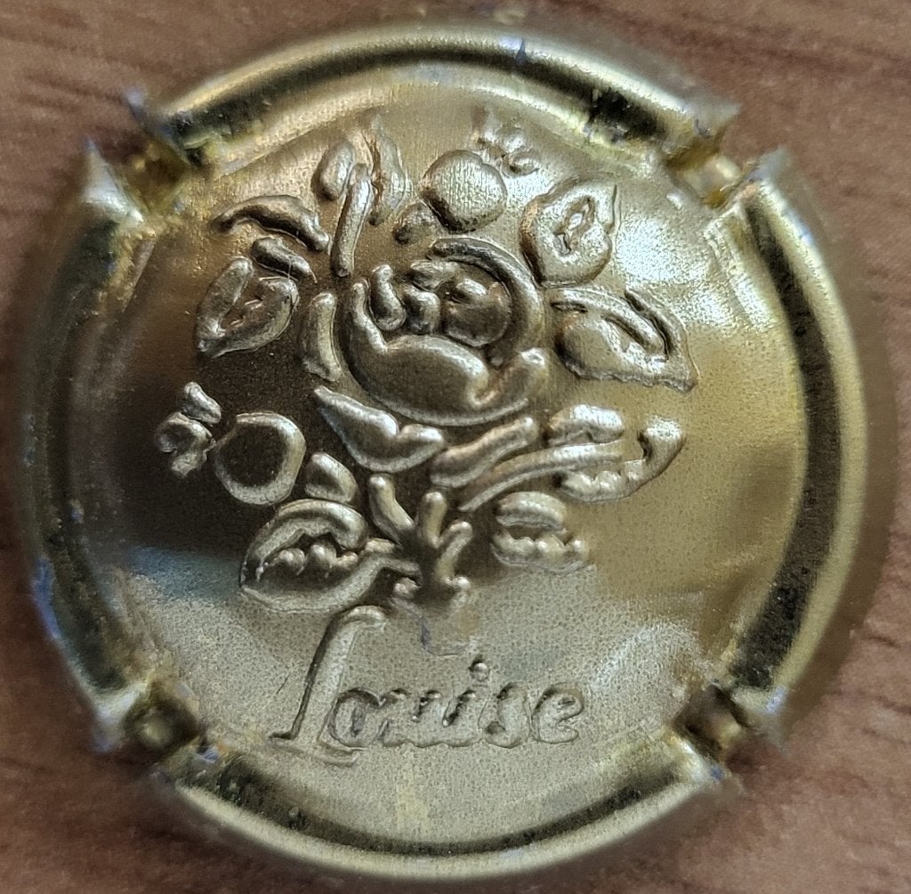 Champagnecapsule POMMERY Cuvée Louise Goud gestempeld nr.102, Ophalen of Verzenden, Nieuw, Frankrijk, Champagne