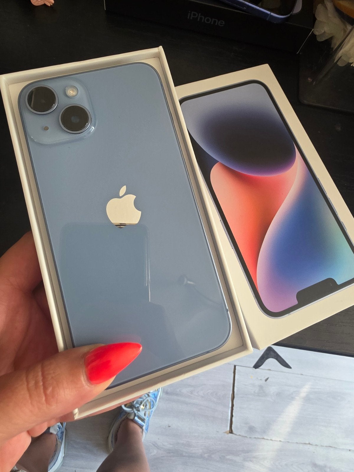 iPhone 14 128GB Blauw - Zo goed als nieuw, 128 GB, Blauw, Ophalen of Verzenden, Zo goed als nieuw