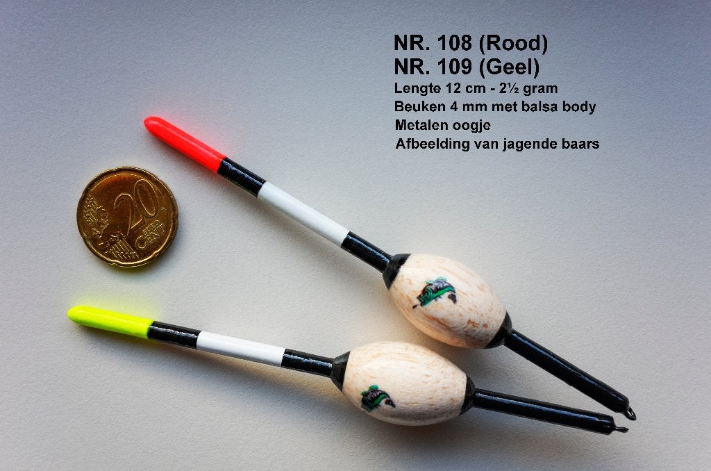 KARPERDOBBER HANDBUILT  NR. 109 / 2½ gram, Watersport en Boten, Hengelsport | Karpervissen, Ophalen of Verzenden, Nieuw, Dobber of Lood