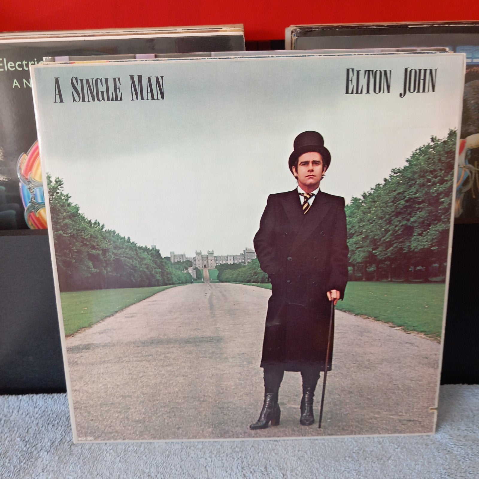 Lp Elton John a single man, Ophalen of Verzenden, Gebruikt, Overige formaten
