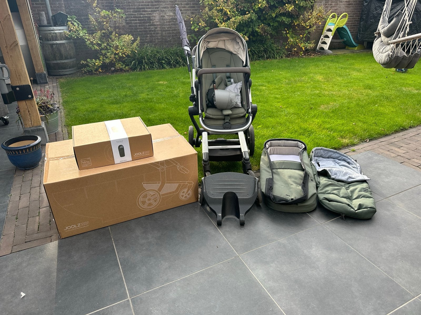Joolz Day+ Kinderwagen met accessoires, Kinderen en Baby's, Gebruikt, Combiwagen, Met reiswieg, Ophalen