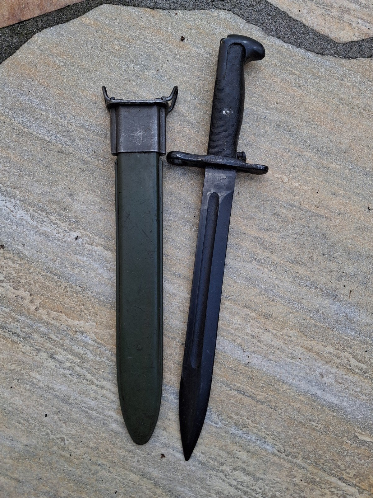 M1 Garand Bayonet bajonet voor NL gemaakt mariniers, Mes of Dolk, Amerika, ., Ophalen of Verzenden